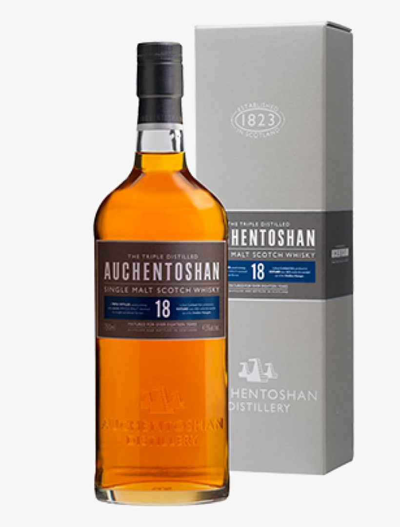 Auchentoshan 18 Years Single Malt Scotch - Auchentoshan 18 Year Old Lowland Single Malt Scotch, transparent png #2943879