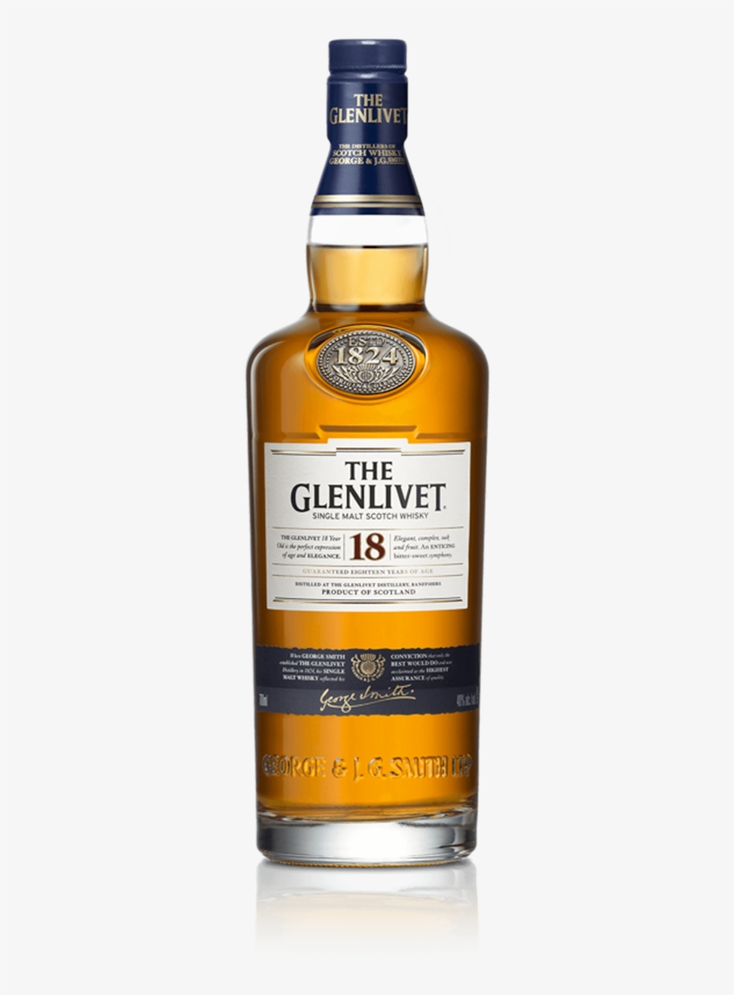Heritage - Glenlivet 18 Year Old Single Malt, transparent png #2944124
