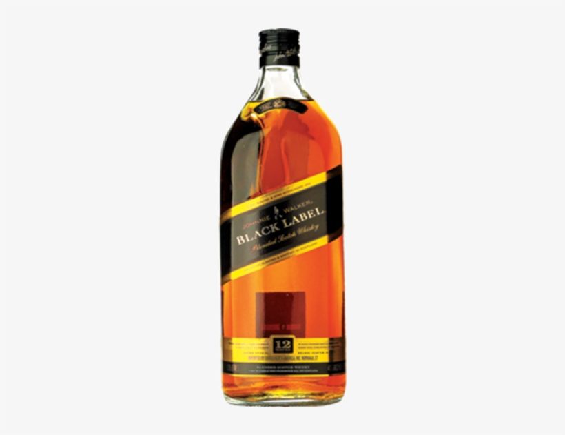 Johnnie Walker Scotch Black Label - Johnnie Walker Black Label, transparent png #2944232