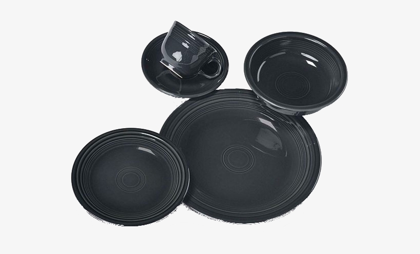 Slate 5 Piece Place Setting - Fiestaware 20 Piece Dinnerware Set - Slate Gray - 0855339, transparent png #2944318