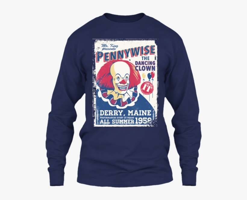 A Black T-shirt With The Shopify Logo - Pennywise T Shirt, transparent png #2944383