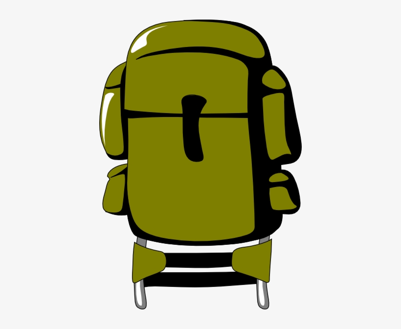 How To Set Use Army Green Backpack Clipart - Army Backpack Vector Png, transparent png #2944445