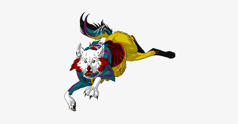 Pennywise The Dancing Clown Wolf - Cute Pennywise Fan Art, transparent png #2944476