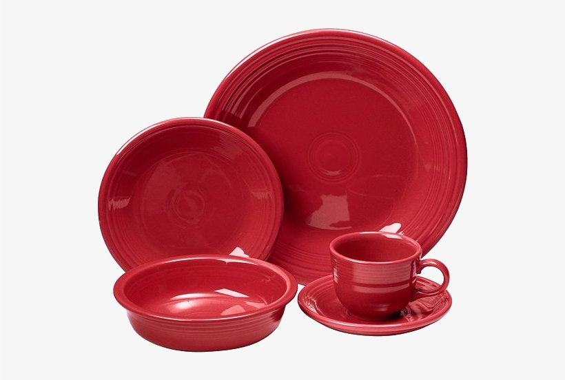 Scarlet 5 Piece Place Setting - Fiesta 20-pc. Dinnerware Set, Scarlet ..., transparent png #2944722
