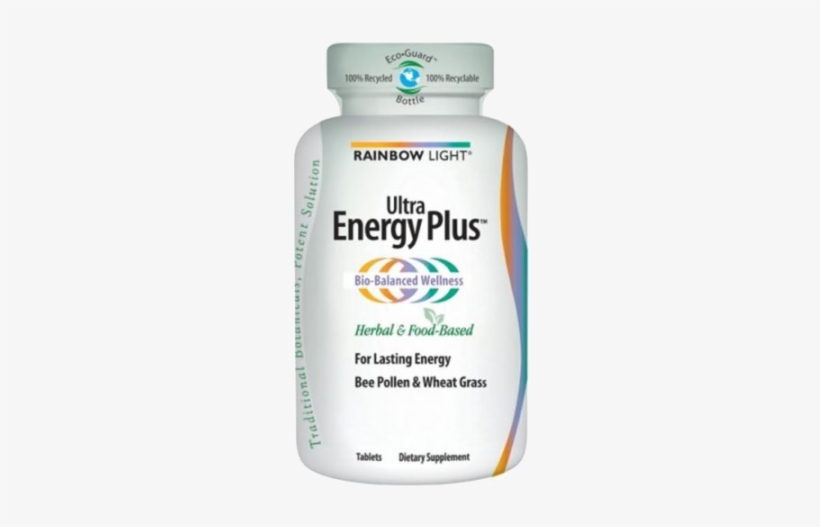 Rainbow Light Ultra Energy Plus 60 Tablets - Rainbow Light Magnesium Calcium +, Tablets - 90 Tablets, transparent png #2944780