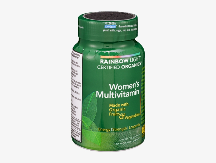 Rainbow Light Certified Organics Women's Multivitamin - Rainbow Light Certified Organics - Women's Multivitamin, transparent png #2944968