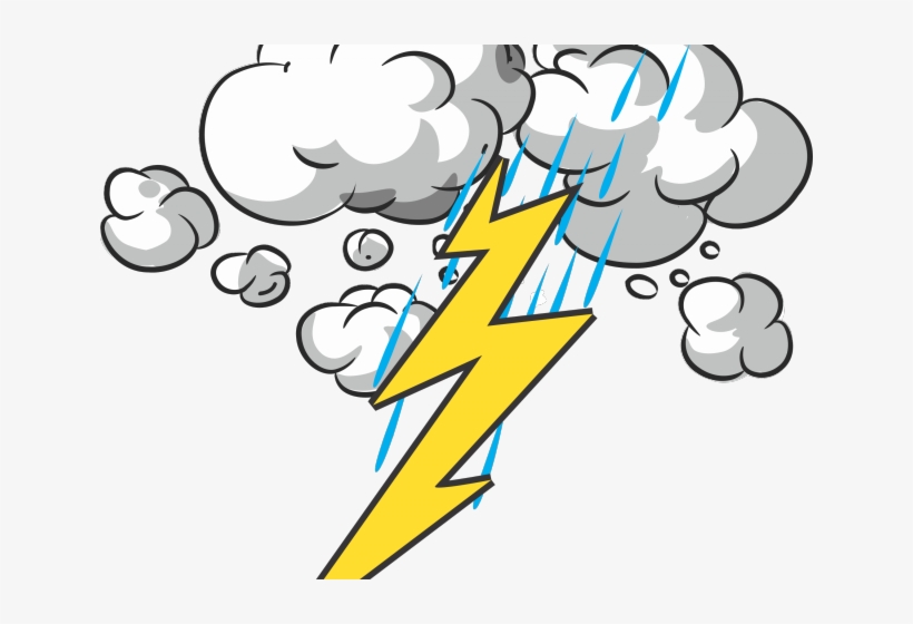 Thunder And Lightning Clipart - Thunder And Lightning Png, transparent png #2945057