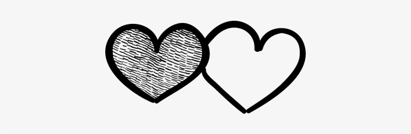 Two Hearts Vector - Heart, transparent png #2945741