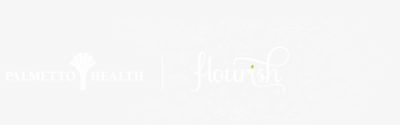 Palmetto Health - Flourish - White Flourish Transparent, transparent png #2946055