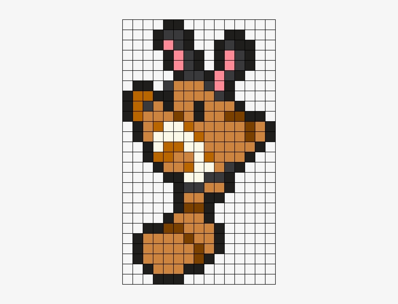 Sentret Pokemon Bead Pattern Perler Bead Pattern / - Pixel Art Pokemon Sentret, transparent png #2946308