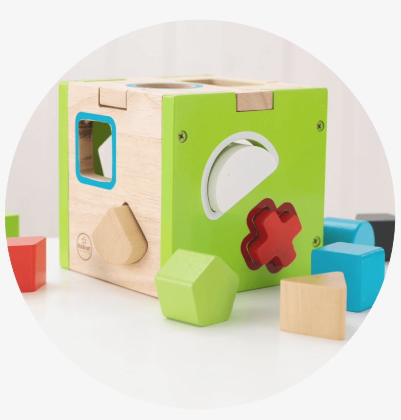 Best Educational Toys For Kids - Kidkraft Shape Sorting Cube, transparent png #2946398