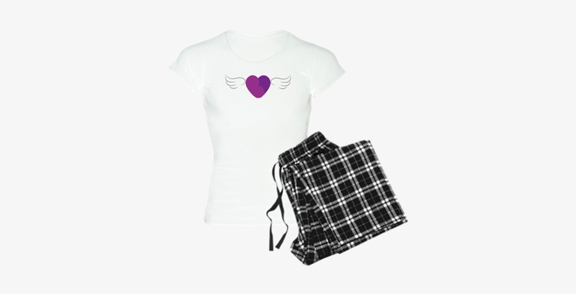 Womens Pjs Rsn Heart With Wings - Nap Time Is My Happy Hour G Women's Light Pajamas -, transparent png #2946879