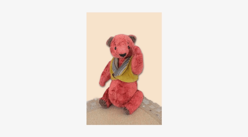 Handmade Stuffed Animals Sewn Vintage Plush Teddy Bear - Child, transparent png #2946925