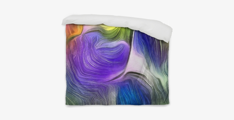 Colorful Fluid Lines Of Movement Duvet Cover • Pixers® - Motion, transparent png #2947107