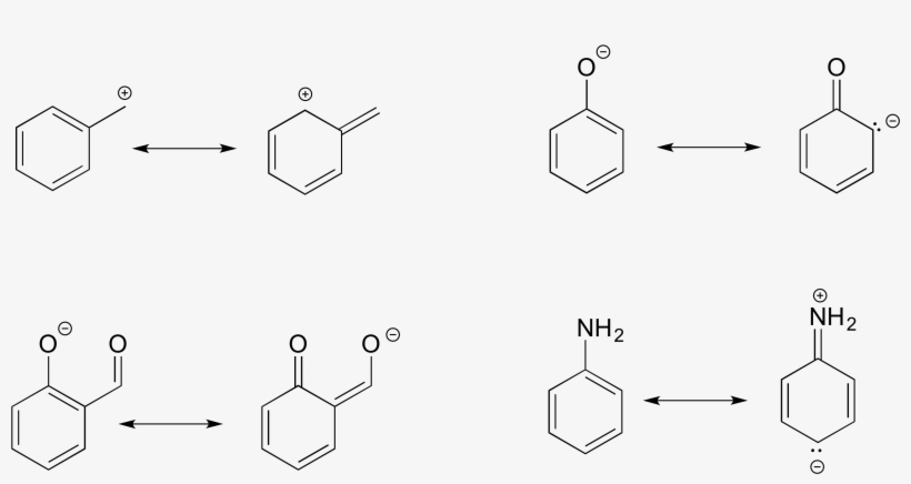 In Each Resonance Expression, Draw Curved Two Electron - Draw All Significant Resonance Forms Do Not Draw Resonance, transparent png #2947294