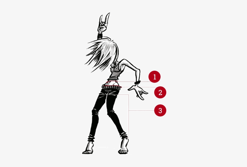 1 - Waist - Illustration, transparent png #2947664