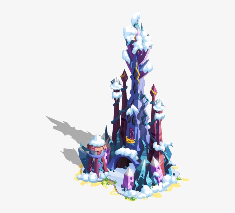 Sombra's Castle Snow - My Little Pony King Sombra Castle, transparent png #2947824