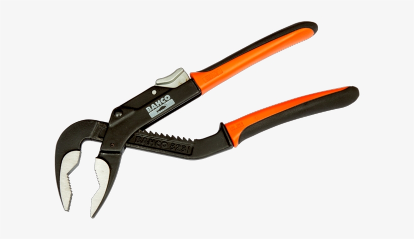 Slip Joint Pliers, Big Opening - Bahco 8231 Ergo Extra Wide Jaw Slip Joint Pliers, transparent png #2947950