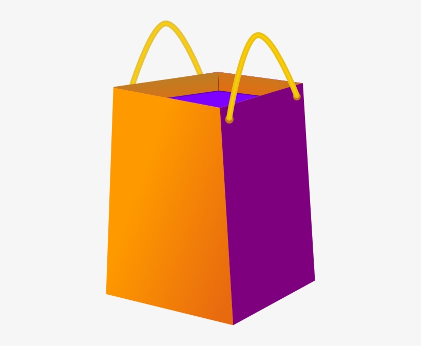 Tri Clor Shopping Bag Clip Art At Clker - Shopping Bag Clip Art, transparent png #2948001