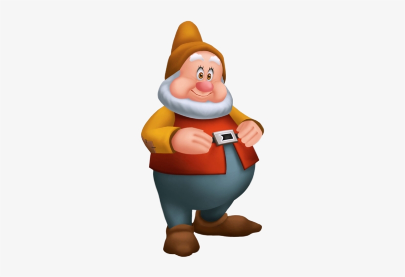 Happy Is One Of The Seven Dwarfs In Disney's 1937 Film - Snow White And The Seven Dwarfs Kingdom Hearts, transparent png #2948029