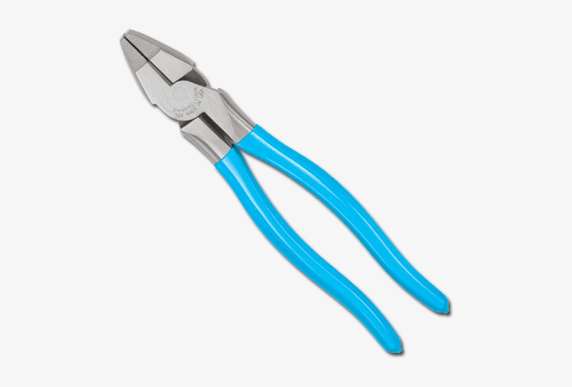 5″ Xlt Round Nose Linemen's Plier - Channellock 9 Linemens Pliers 369, transparent png #2948318