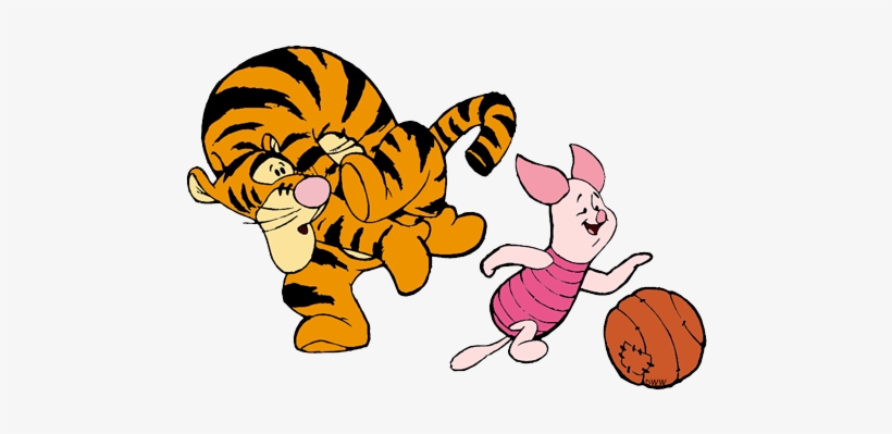 Basketball Clip Art - Winnie The Pooh Tigger Piglet Clipart, transparent png #2948840