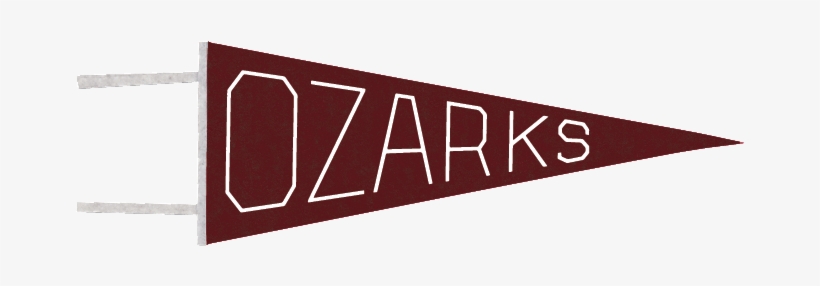 Ozarks Pennant Flag - Ozarks, transparent png #2949716