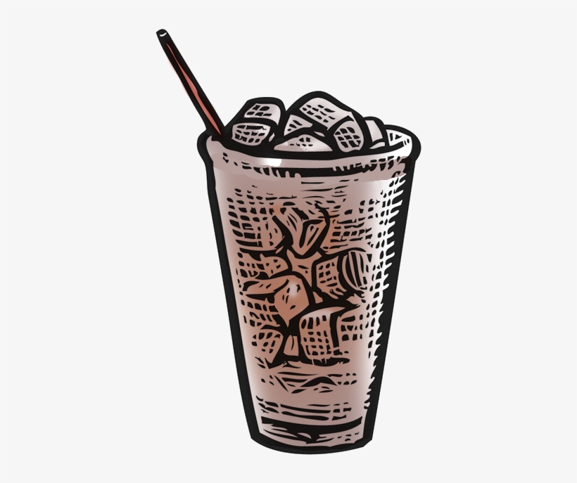 Hot Enough For A Nice Iced Coffee - Iced Coffee Illustration Png, transparent png #2950210