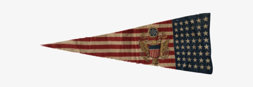 48 Star Pennant Flag, 1950s Stars & Stripes Pennant - Flag Of The United States, transparent png #2950262