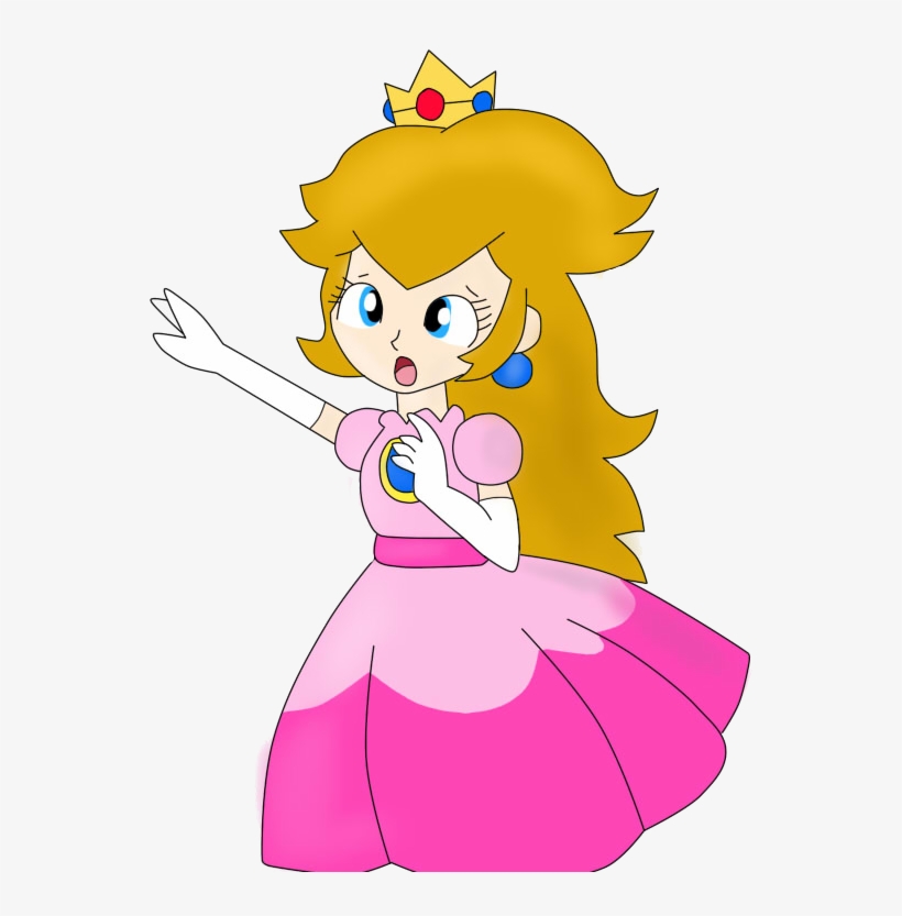 Princess Peach Clipart Old School - Cartoon, transparent png #2950776