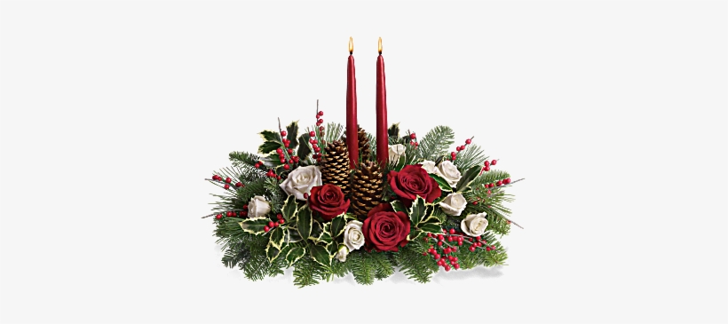 More Views - Christmas Flower Arrangements Centerpieces, transparent png #2951020