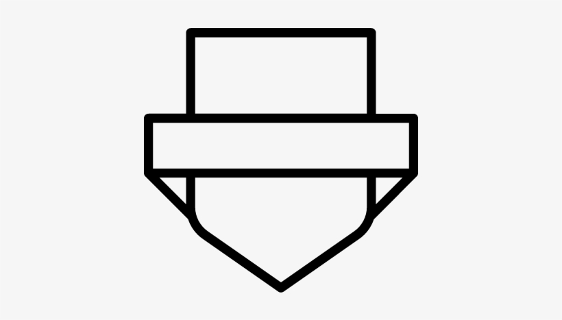 Shield Outlined Shape Vector - Formas De Escudos Em Branco, transparent png #2951564