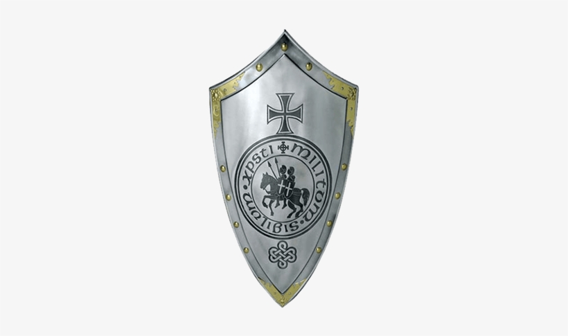 Templar Knight Steel Shield By Marto - Armor Venue - Marto Of Spain Knights Templar Medieval, transparent png #2951699