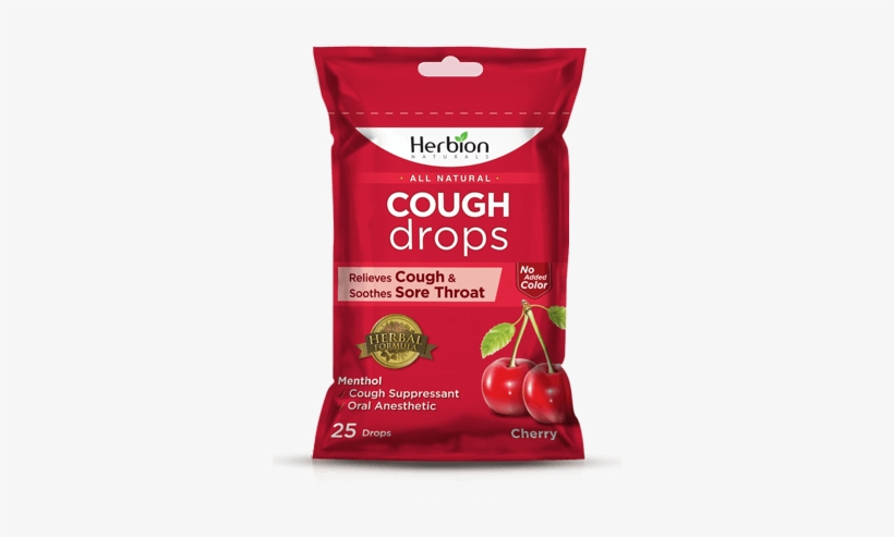 Cherry Cough Drops Pouch Is Free Of Artificial Color - Cough Drops Png, transparent png #2952057
