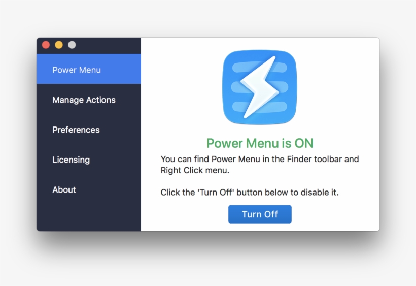 Upon Opening Power Menu, The App Will Automatically - Portable Network Graphics, transparent png #2952102