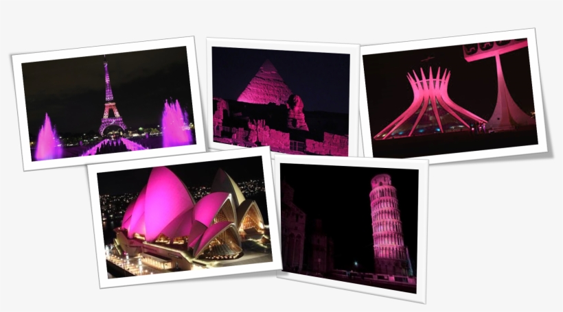 Mundo Sendo “acesos” Com Diversas Tonalidades De Rosa, - Stage, transparent png #2952147