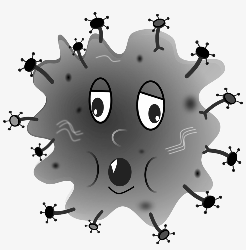 It Is Good Manners To Cover Your Mouth And Nose When - Germ Clip Art, transparent png #2952234