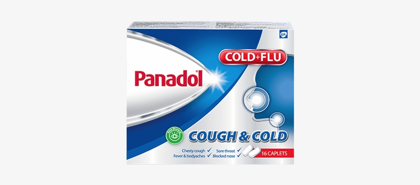 Colourfree Suspension 1-5 - Panadol Flu And Cough, transparent png #2952276