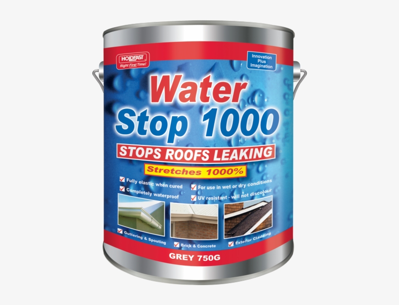 Holdfast Water Stop 1000 Roof Repair Paint - Waterproof Paint Nz, transparent png #2952317