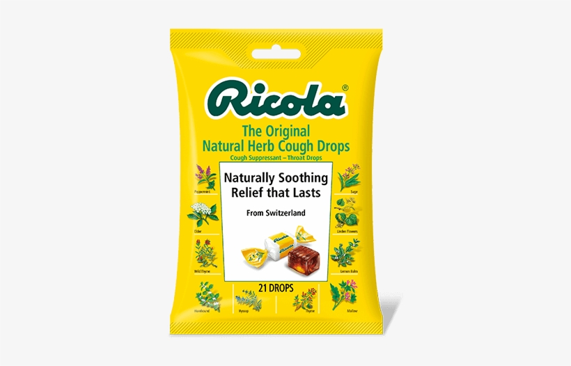 Originalherb Bag - Ricola Cough Drops, transparent png #2952318