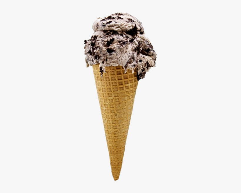 Cono De Dos Sabores Con Añadidos Al Gusto Del Cliente - Helado Con Galleta Png, transparent png #2952497