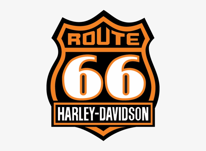 Route 66 Shirts - Route 66 Harley Logo, transparent png #2952547