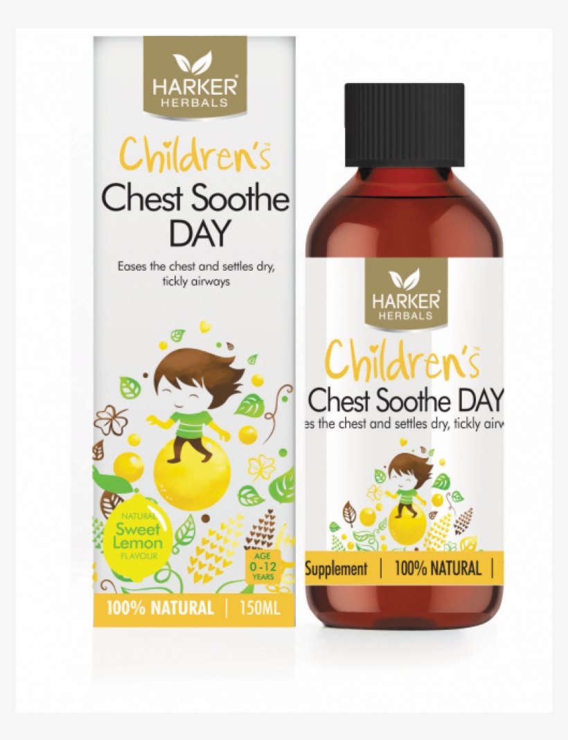 Harker Herbals Children's Chest Soothe Day 150ml Liquid - Harker Herbals Children's Chest Soothe Day 150ml, transparent png #2952743