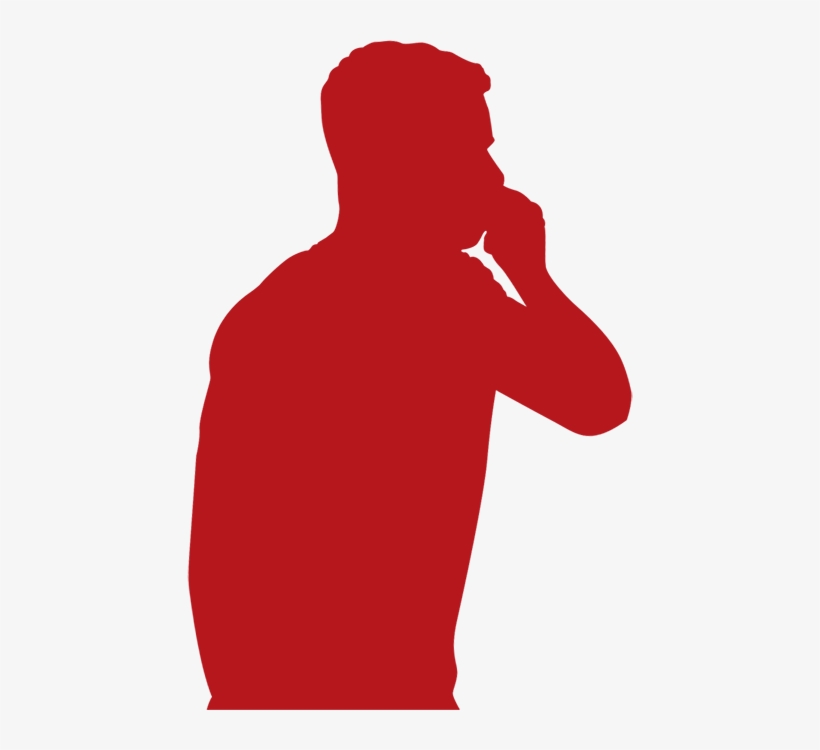A Persistent Cough - Silhouette, transparent png #2952833