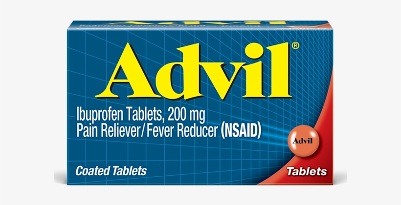 Best For Cough - Ibuprofen Advil, transparent png #2952836