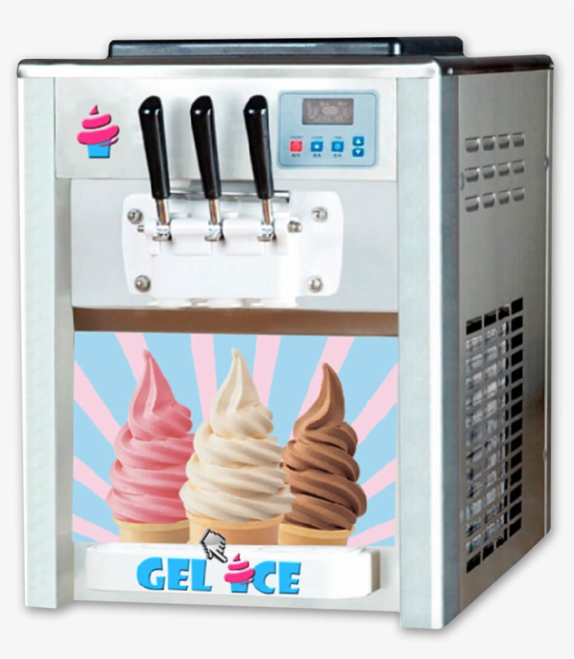 Maquina De Helado Suave Gel Ice De Acero Inoxidable - Machine Ice Cream Soft, transparent png #2952859