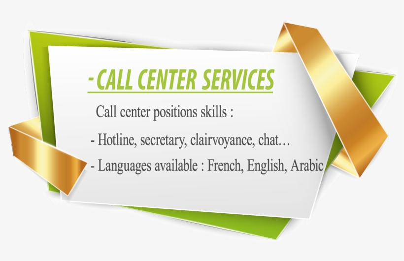2 Cadre Service Call Center Angl - Call Centre, transparent png #2953400
