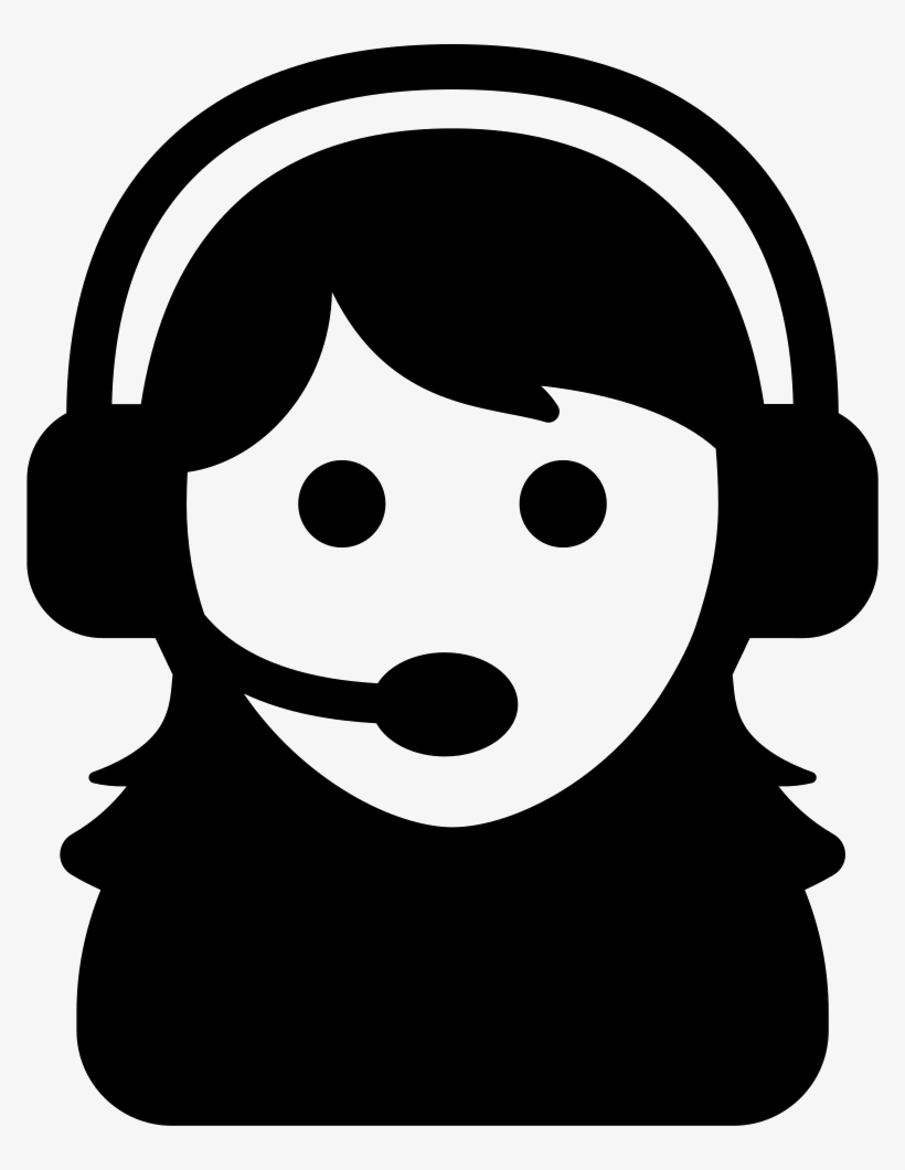 Female Assistant Of A Call Center Comments - Call Center Woman Icon, transparent png #2953440