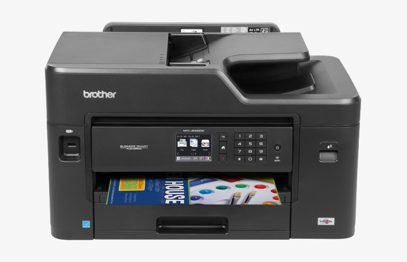 Impresora Brother Mfc-j5330dw Multifuncional De Inyeccion - Brother Mfc J5330dw Printer, transparent png #2954038