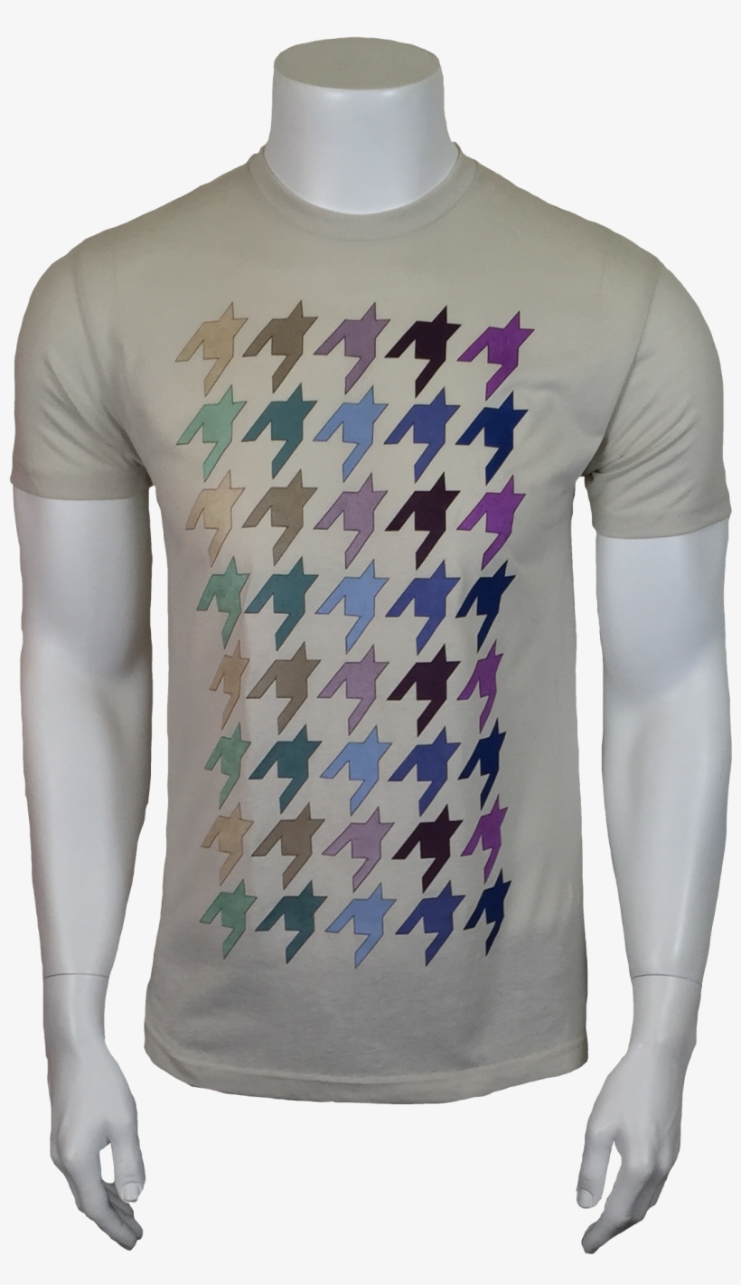 Pride Houndstooth - Long-sleeved T-shirt, transparent png #2954138